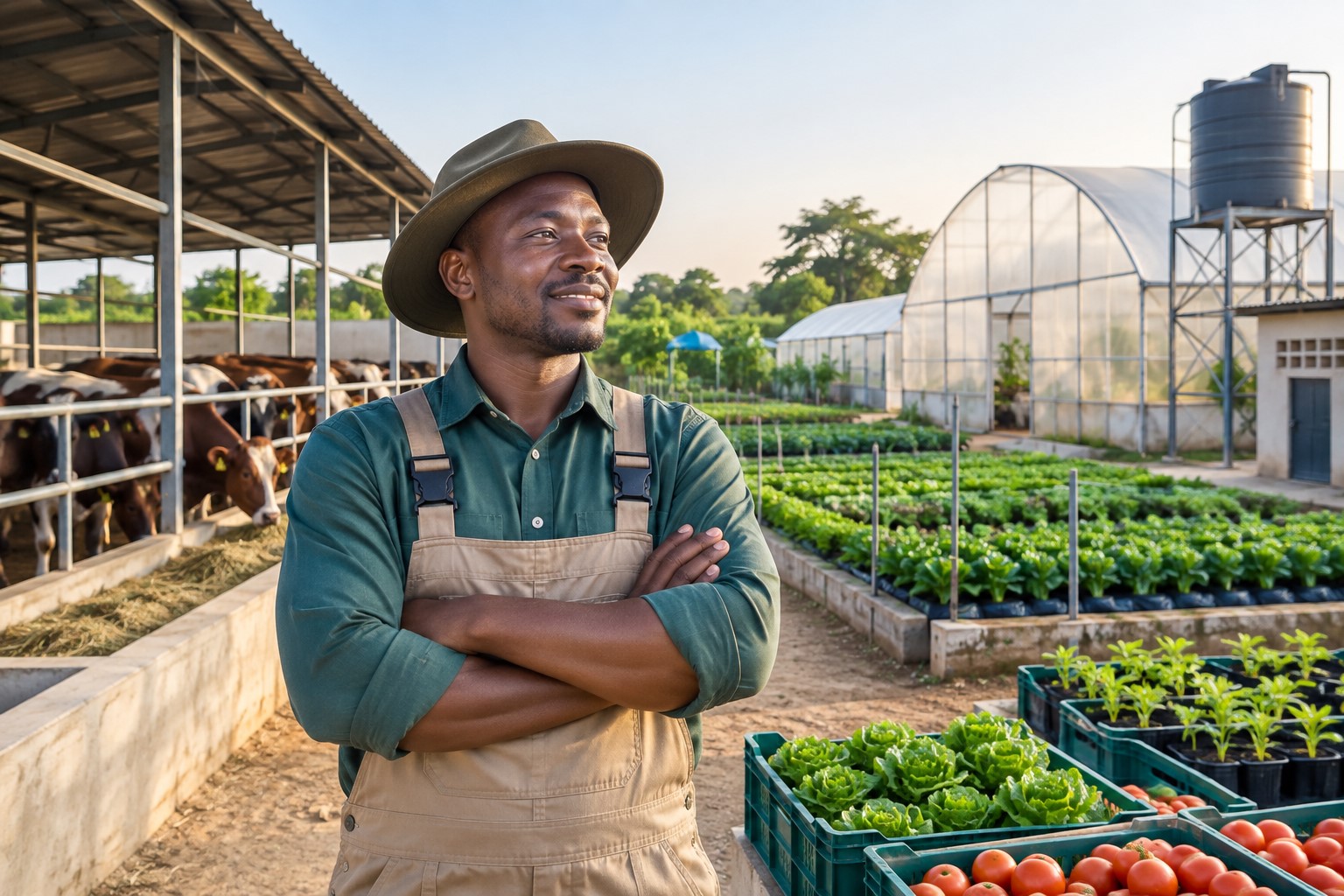 Exploitation agricole moderne
